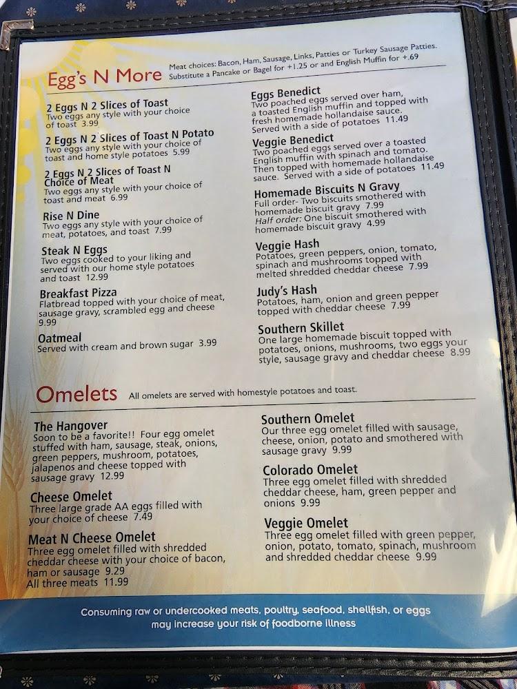 Rise N Dine Menu image 3
